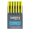 Saber Paint Rt Retractable Paint Marker, General Purpose, Yellow, PK6 59156